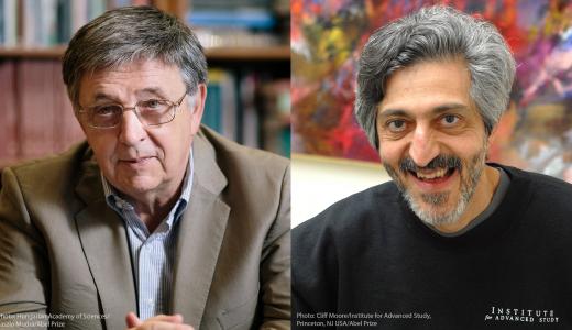 Avi Wigderson and László Lovász